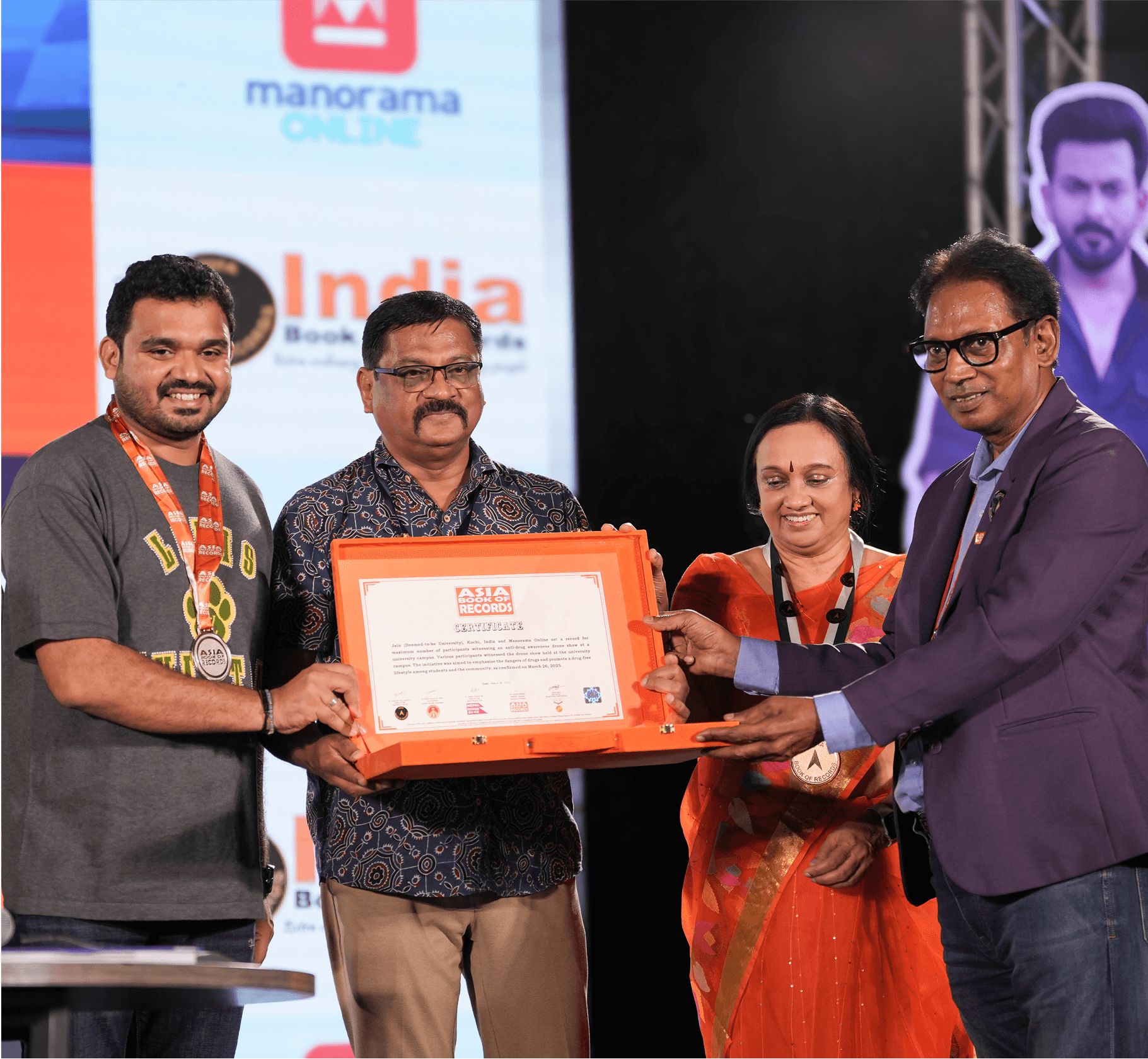 Record Breaking Anti-Drug Awareness Drone Show